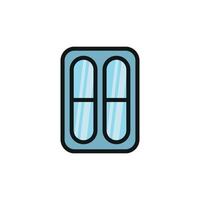 Windows icon embodies a simple and elegant look, perfect for promoting design flexibility, natural lighting, or digital frameworks vector