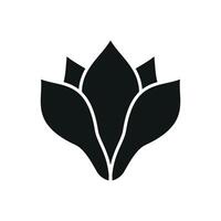Magnolia Icon features a modern and refined design, perfect for symbolizing timeless beauty, sophistication vector