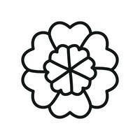 Marigold Icon features a rustic yet elegant design, ideal for representing traditional celebrations, fall festivals vector