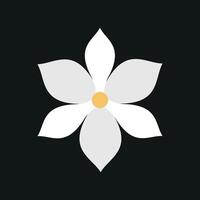 Magnolia Icon provides a soft and inviting graphic, perfect for promoting peaceful, calming experiences like spas, yoga vector