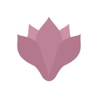 Magnolia Icon provides a calming and elegant design, ideal for promoting luxury skincare, wellness products, and feminine beauty items. vector
