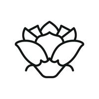Rose Icon features a romantic and elegant design, ideal for symbolizing love, passion, and beauty in various branding projects vector