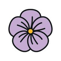 Violet Icon offers a deep and rich shade, perfect for conveying creativity, tranquility, and personal style in various designs vector