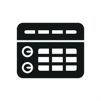 Air Conditioner Icon features a dynamic and professional look, perfect for digital thermostats, cooling devices, and environmental solutions vector