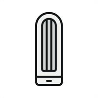 Air Conditioner Icon is a clean and precise design, ideal for illustrating air flow systems, AC units, and energy-efficient technologies vector