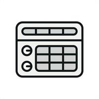Air Conditioner Icon is a versatile and stylish design, ideal for energy-efficient home appliances, cooling systems, and environmental apps vector