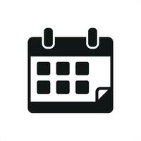 Calendar Icon provides a professional and minimalist graphic, ideal for calendar-based apps, business tools, and team scheduling vector