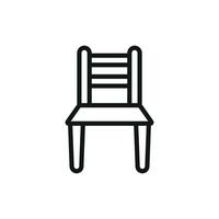 Chair Icon provides a clean and dynamic design suitable for office furniture, workspace planning, and digital tools vector