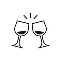 Wine Drink Icon is a sophisticated and elegant design perfect for vineyards, wine shops, and beverage apps vector