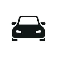Car icon delivers a bold and recognizable design, ideal for representing driving, car sales, or automotive repairs vector