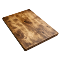 Rustic Wooden Cutting Board with Smooth Texture png