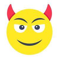 Premium download icon of evil Face vector