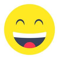 A beautiful design icon of happy face vector