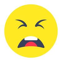 Modern design icon of crying face vector