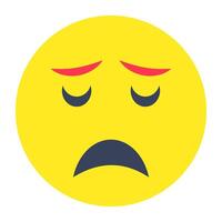 Premium download icon of weary emoji vector