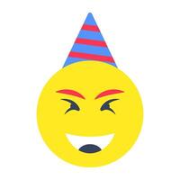 Perfect design icon of birthday emoji vector