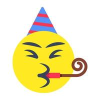 Perfect design icon of party emoji vector