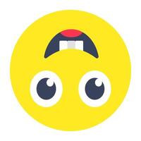 A beautiful design icon of smiley vector