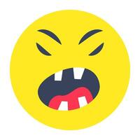 Modern design icon of crying face vector