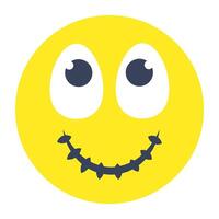 A creative design icon of smiley vector