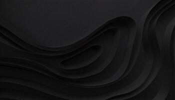 Abstract background design with black paper cutting technique that forms dynamic patterns photo
