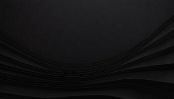 Abstract background design with black paper cutting technique that forms dynamic patterns photo