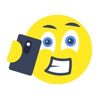 Premium download icon of yell face vector