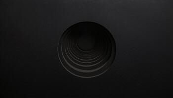 Abstract background design with black paper cutting technique that forms dynamic patterns photo