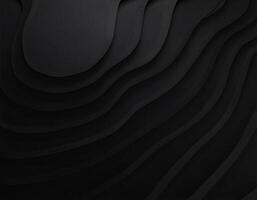 Abstract background design with black paper cutting technique that forms dynamic patterns photo