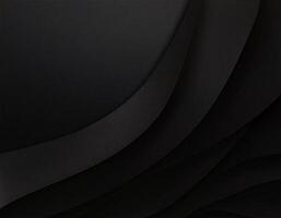 Abstract background design with black paper cutting technique that forms dynamic patterns photo