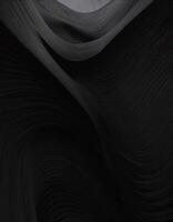 Abstract background design with black paper cutting technique that forms dynamic patterns photo