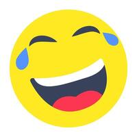 A beautiful design icon of happy face vector