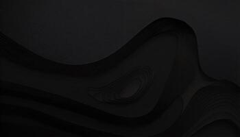 Abstract background design with black paper cutting technique that forms dynamic patterns photo
