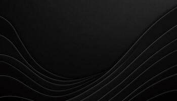 Abstract background design with black paper cutting technique that forms dynamic patterns photo