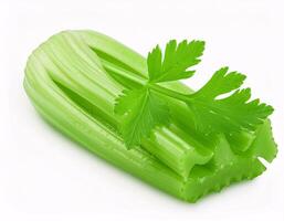 Celery isolated on white background photo