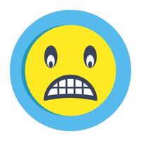 Perfect design icon of panic expression vector