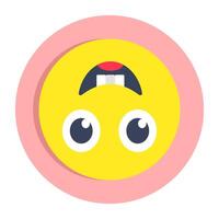 A beautiful design icon of smiley vector