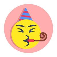 Perfect design icon of party emoji vector