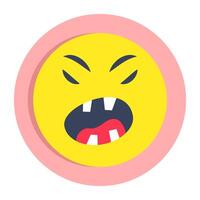Modern design icon of crying face vector