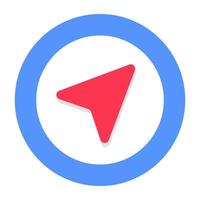 Creative design icon of cursor arrow vector