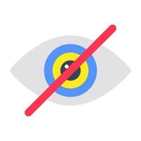 Trendy design of no vision vector