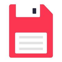 Trendy design of floppy disk vector