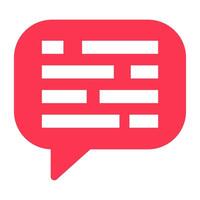 Trendy design icon of chat bubble vector