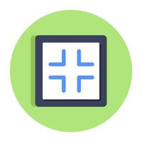 design of fullscreen icon isolated on white background vector