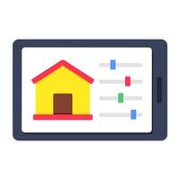 A beautiful design icon of home Automation vector