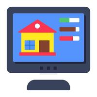 Premium design icon of home automation vector