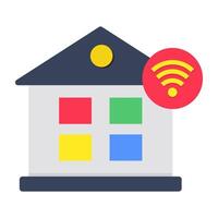Modern design icon of smart home vector