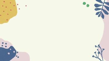 Minimalist Abstract Frame Background video