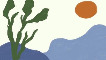 Whimsical Hand-Drawn Shape Background video
