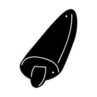 Doodle popsicles ice cream in black and white colors. Clip art for your projects. vector